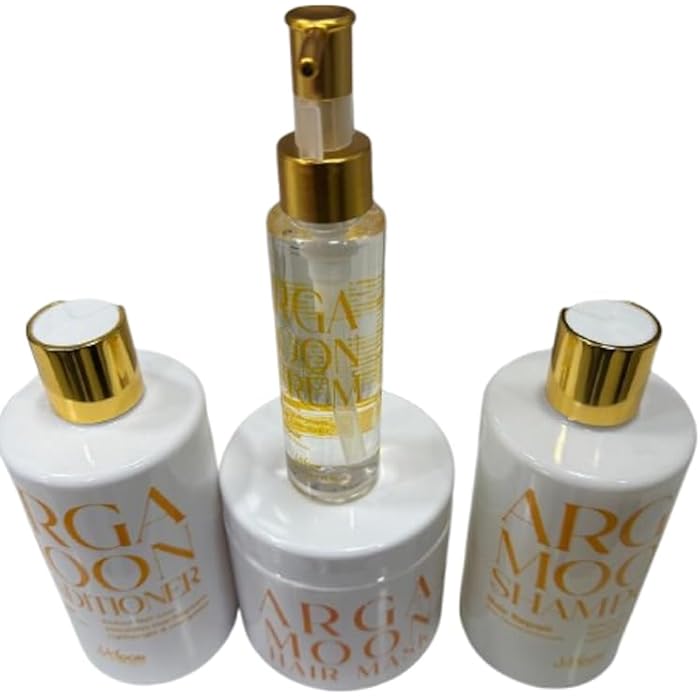 I Moon Cosmetics - Arga Moon golden hair care set of four